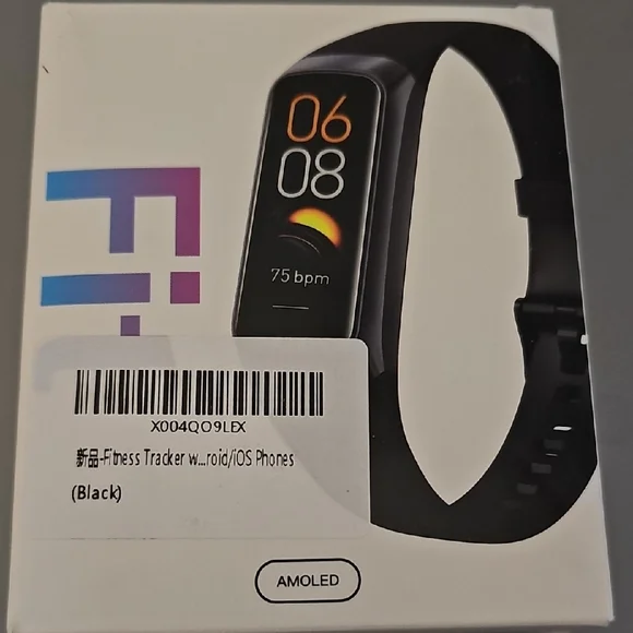 AMOLED Display Smartwatch with Black Band - Picture 2 of 4